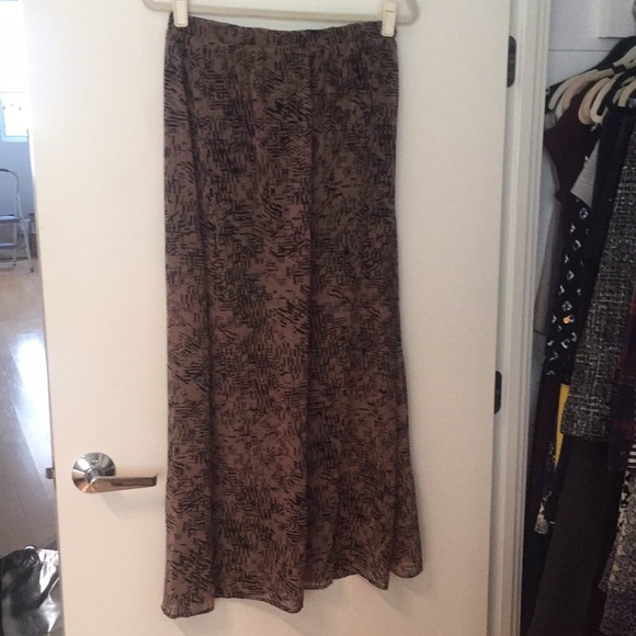Patterned maxi with short skirt under, Size S - Picture 1 of 4